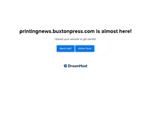 Tablet Screenshot of printingnews.buxtonpress.com